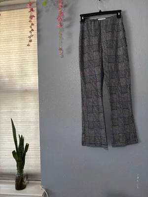 Urban Outfitters Plaid Wide Leg Pants • Size Small thumbnail 4