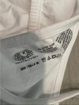 Fruit of the Loom White Cotton Bralette thumbnail 2