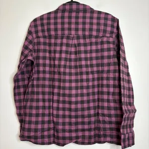 Carhartt Rugged Flex Womens Plaid Flannel Shirt Loose Fit Purple Medium M‎ thumbnail 7