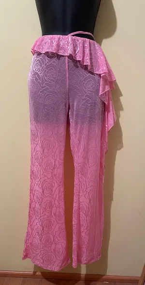 Swimsuit coverup Flare see through pants🤩 thumbnail 1
