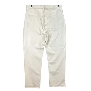 Abercrombie & Fitch Vegan‎ Leather 90s Straight Ultra High Rise Pants 32/14s thumbnail 2