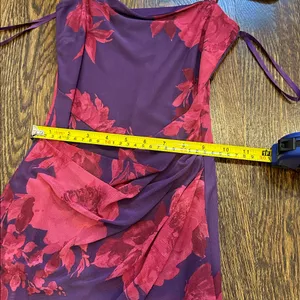 Windsor Pink&Purple Floral Mini Dress thumbnail 6