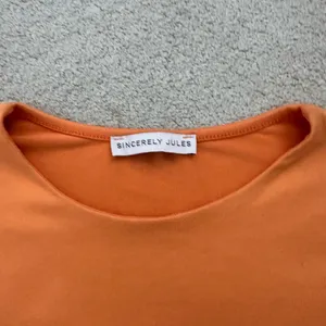 Sincerely Jules Vibrant Orange Crop Top thumbnail 5