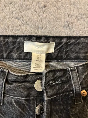 H&M low rise wide leg jeans thumbnail 4