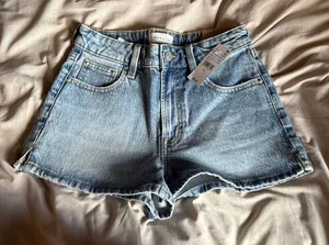 PacSun High-Waisted Denim Shorts thumbnail 1