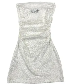 White Fox Boutique - "Work This Out" Lace Bolero Top Set in White thumbnail 5