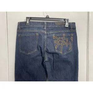 Not of This World Jesus Jeans Size 30 Low Rise Bootcut Baggy 90s Western thumbnail 4