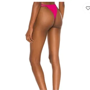 NWT Superdown x Revolve Hazel Bikini Bottom hot pink high waist thong bikini XXS thumbnail 3
