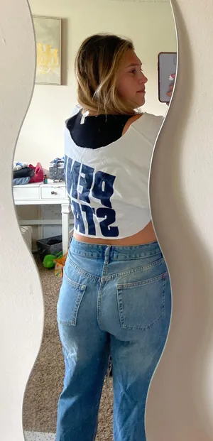 Penn State Cropped Sweatshirt Size M thumbnail 2