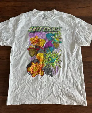 Men’s Outcast graphic tee White Size L thumbnail 1