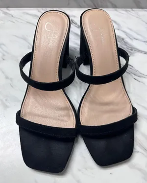 J. Adams Black Heeled Sandals thumbnail 1