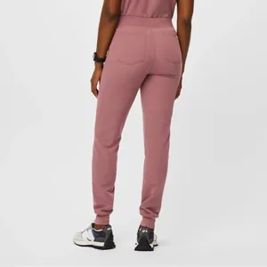 Figs Zamora High-Waisted Slim Jogger Scrub Pants in Mauve Dusty Rose Size Small thumbnail 2