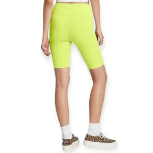 Wild Fable Lime Green High Rise High Waisted‎ Biker Shorts Size Small thumbnail 2