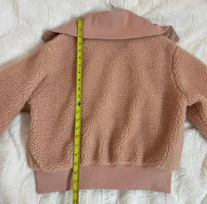 Forever 21 Light Pink Faux Shearling Oversized Teddy Jacket Fleece Sherpa Coat Size Medium thumbnail 10