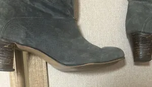 Women's grey hush puppies Suede Knee-High Boots 7.5 thumbnail 9