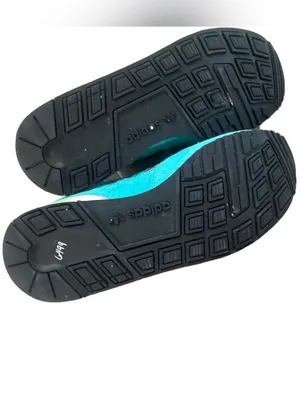 adidas Women's Teal and Purple Retro Running Shoes thumbnail 5