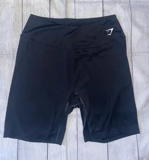 Gymshark Black High-Waist Bike Shorts thumbnail 1