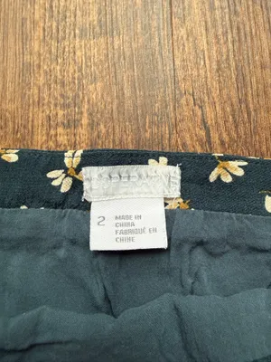 Women’s Cooperative Blue Floral Mini Skirt - Size 2 thumbnail 3