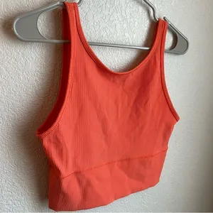 Lululemon Power Pivot Tank Coral thumbnail 4