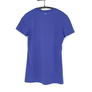Adidas Climalite V Neck Athletic Tee Small Purple Running Tennis Pickleball Gym thumbnail 2