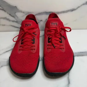 TYR DZ-1 DropZero Barefoot Trainers M Sz 7.5 W Sz 9 Red/Black Gym Lift Crossfit thumbnail 3
