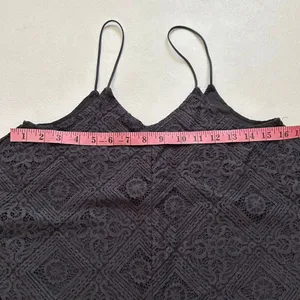 American Eagle Black Lace Handkerchief Cami Top Size S Boho thumbnail 4