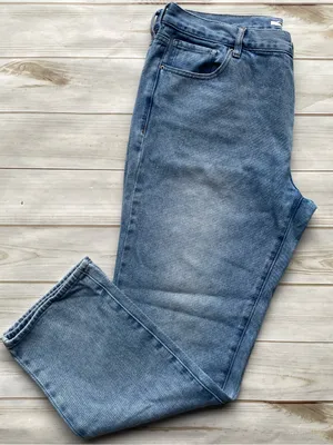 PacSun low rise straight leg denim jeans light wash button fly fall winter 32 thumbnail 6