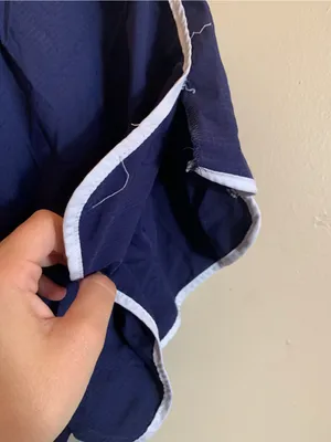 Vineyard Vines Navy Athletic Shorts with White Trim Women Size Large Shorts thumbnail 4