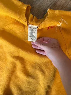 I Stole My Boyfriends Shirt Mustard Yellow Crewneck thumbnail 5