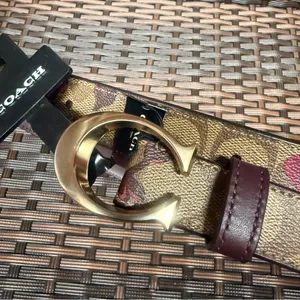 NWT COACH Signature Buckle Belt With Victorian Floral Print, 25 MM f84668 thumbnail 2