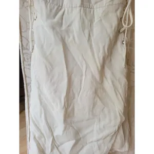 Sexy lace up sz 2 Nicholas white Christina side tie asymmetrical mini dress thumbnail 9