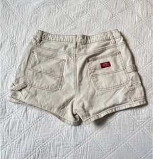 Dickies White Denim Cargo Shorts thumbnail 3