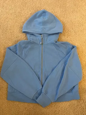 Lululemon Half-Zip Scuba Blue thumbnail 1