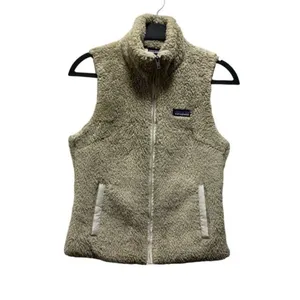 Patagonia Women's Los Gatos Full Zip Fleece Vest Beige Size Small Outdoor Wear thumbnail 2