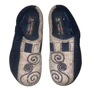 ✨Haflinger Women's Magic Wool Sz 36 Slippers✨ Blue thumbnail 6