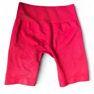 Gymshark Adapt Ombre Seamless Biker Cycling Shorts Red Pink High Waisted Ribbed Waistband Gym Workout Exercise Yoga Athletic Atleisure Sz S - Measurement in pics thumbnail 2