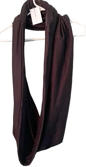 Beyond Yoga Hidden Pocket Infinity Scarf Black NEW‎ Athleisure Athletic thumbnail 1