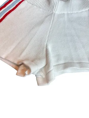 Daily Practice Anthropologie 100% Cotton Stretch Shorts Side Stripes Size XXS thumbnail 2