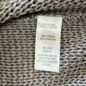 Helmut Lang Gray Plov Open Knit Fine Cord Pullover Sweater Small thumbnail 6