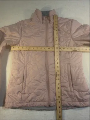 Columbia Women’s Medium Blush Pink Quilted Puffer Jacket Full Zip thumbnail 3