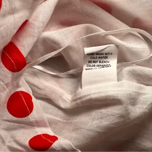 NWT Wild Honey polka dot cutout mini dress white and red size M thumbnail 8