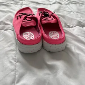 Hey Dude Shoes Womens W8 Wendy Slip On Stretch Canvas Neon Pink Summer‎ Outdoor thumbnail 9