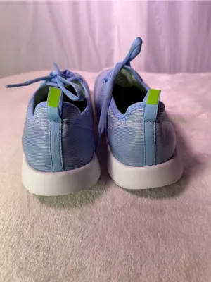 OOFOS Light Blue Knit Slip-On Women's Sneakers thumbnail 6
