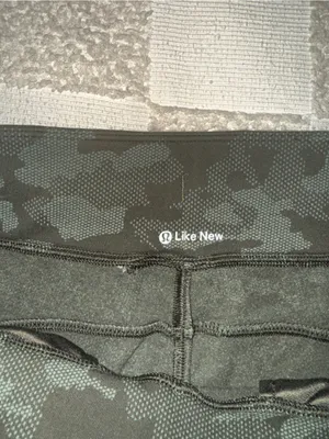 Lululemon Ready to‎ Rulu Jogger 29" Heritage Camo Dark Olive Green Twill size 8 thumbnail 4