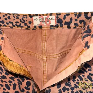 We The Free by Free People “Zip It Up” Leopard Print Mini Skirt – Size 26 thumbnail 5