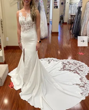 Wedding dress White Size 2 thumbnail 1