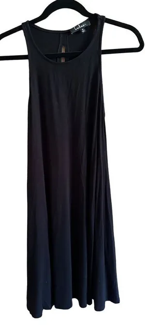 Lulu’s black stretchy knit sleeveless dress sz M‎ thumbnail 1