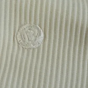 Lululemon Clear Waters Ribbed‎ Bikini Swim Top White Bralette Size 4 Est thumbnail 4