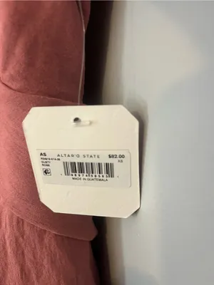 Altar'd State Dusty Rose Long-Sleeve‎ Tiered Mini Dress thumbnail 5