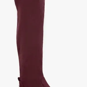 Kenneth Cole Reaction Windy Faux Suede Over Knee High Boot Deep Burgundy NIB thumbnail 5